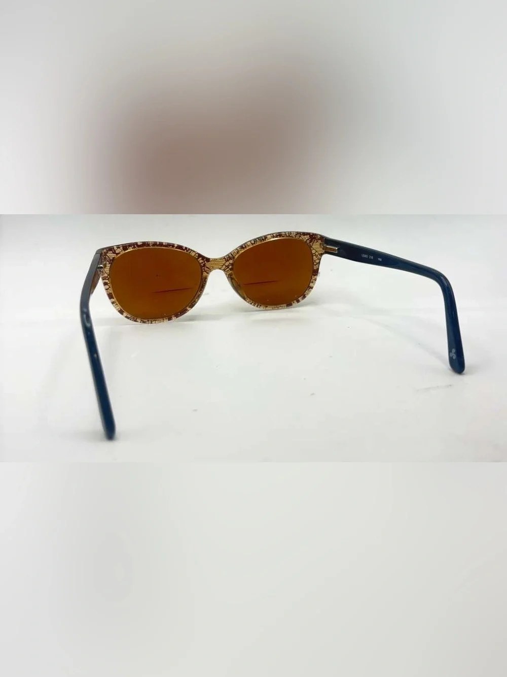 L5003 210 Black Brown Oval Sunglasses Frames Only